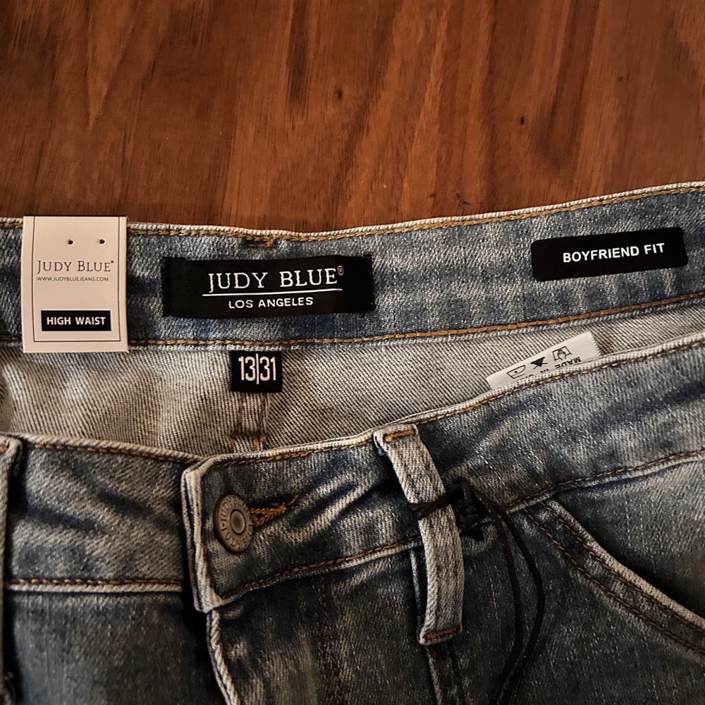 Judy Blue High Waist Boyfriend Jeans NWT